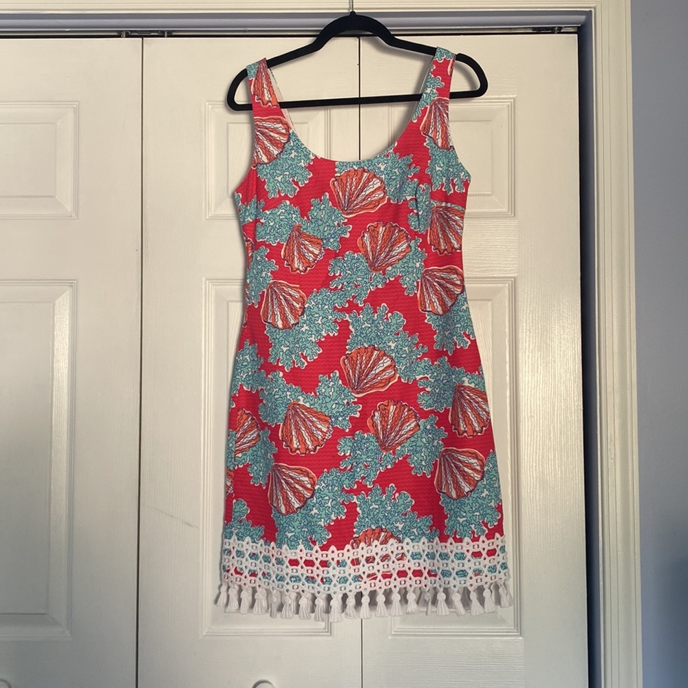 Lilly Pulitzer Womens Classic Print Shift Dress- Size 6